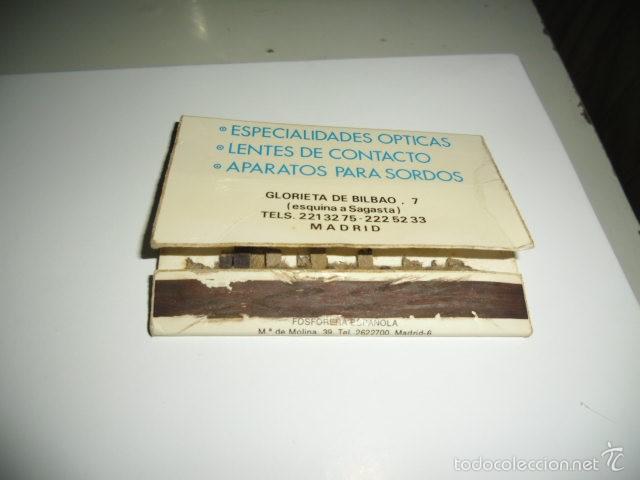 Cajas de cerillas: CAJ-17 CAJA DE CERILLA OPTICA - Foto 1
