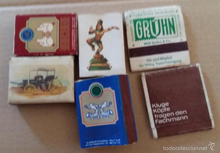 Cajas de cerillas: Lote de 6 cajas de cerillas - Foto 1