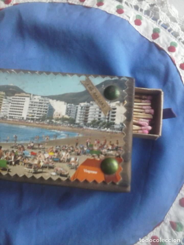 Cajas de cerillas: CERILLAS - LAS PALMAS - VINTAGE. - Foto 3