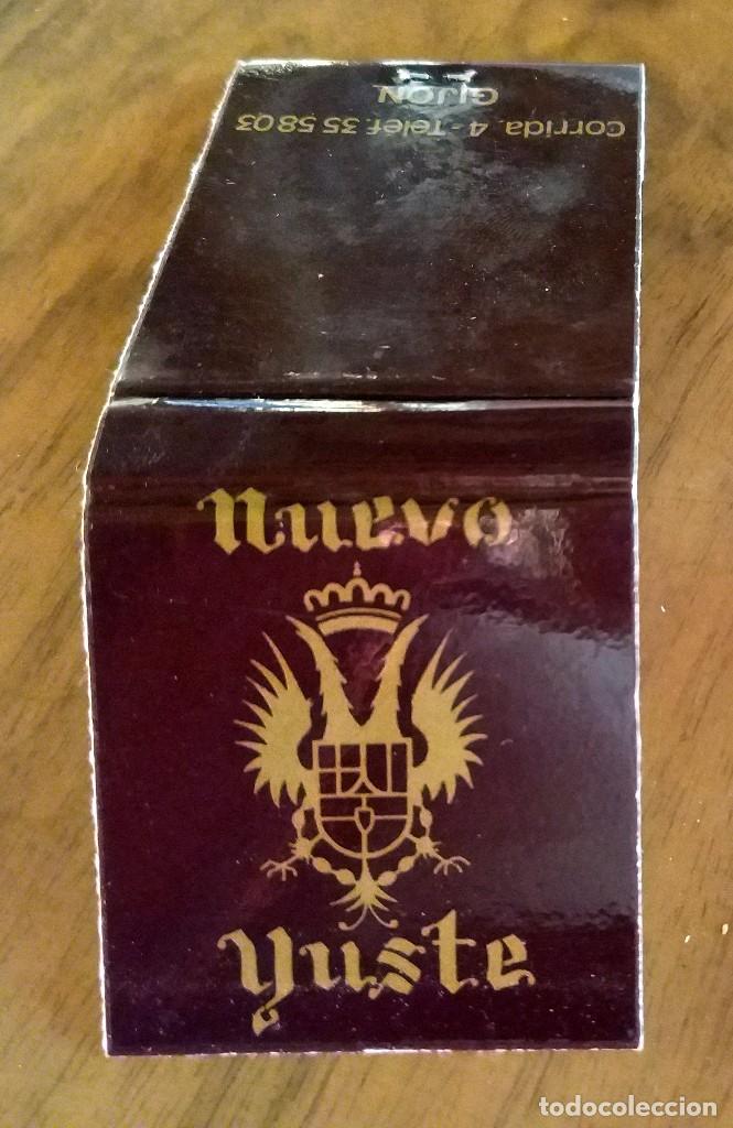 Matchboxes: CARTERITA DE CERILLAS ANTIGUA - NUEVO YUSTE - GIJ&Oacute;N