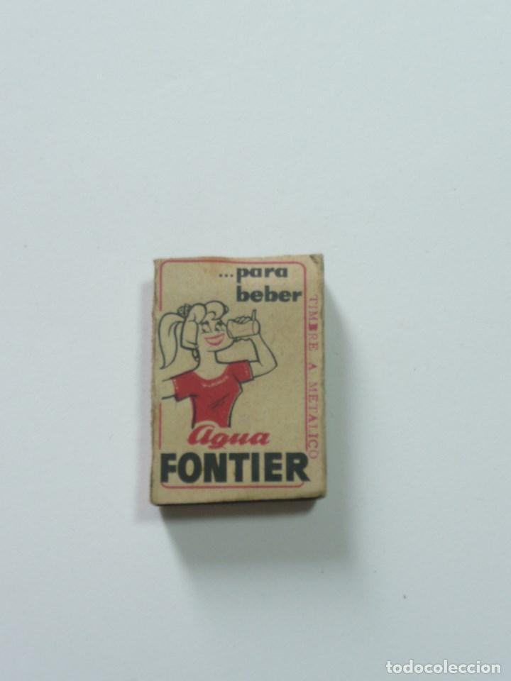 Cajas de cerillas: CAJA DE CERILLAS AGUA FONTIER - Foto 1