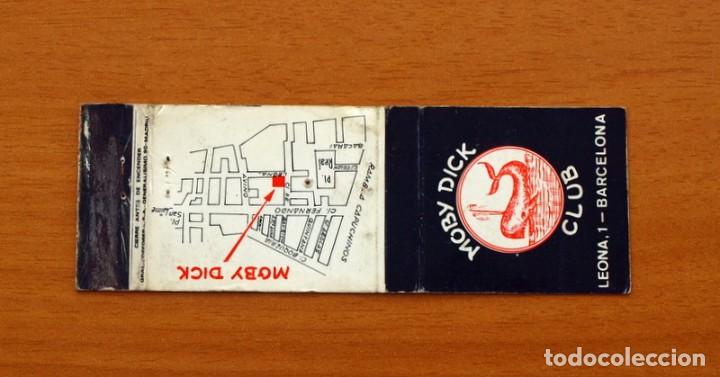 Cajas de Cerillas: Carterita de Cerillas - Moby Dick Club, Barcelona