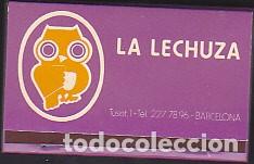 Cajas de cerillas: CAJA CERILLLAS DISCOTECA LA LECHUZA - Foto 1