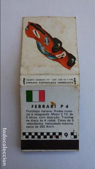 Cajas de cerillas: Caja de cerillas de ferrari p 4