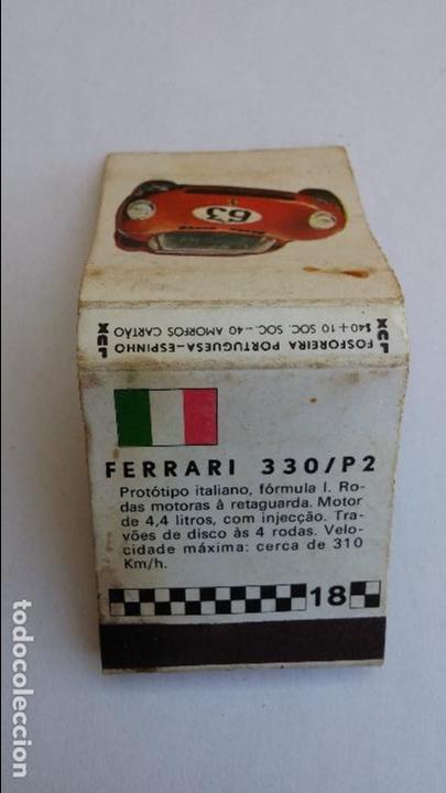 Cajas de cerillas: Caja de cerillas de ferrari 330/ p 2