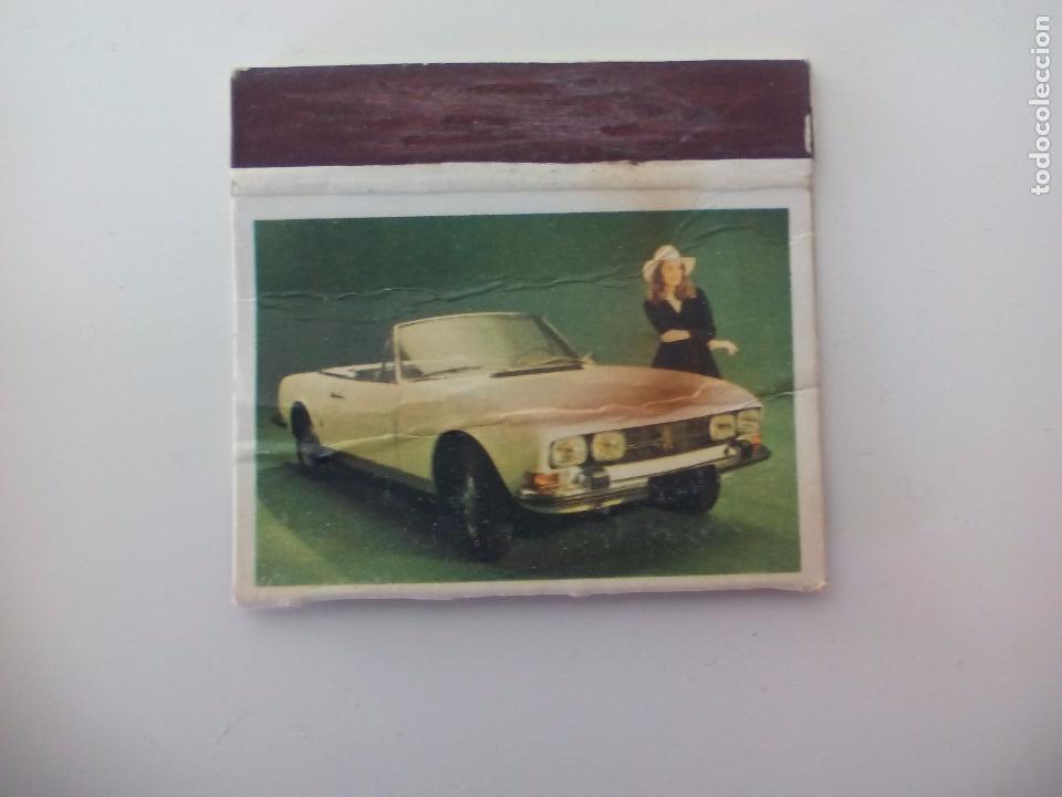 Cajas de Cerillas: 13 Peugeot 504 s. Cabriolet Serie coches. F.Espa&ntilde;ola. Caja de cerillas Matchbox allumettes Matches