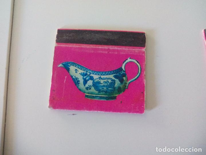 Cajas de Cerillas: n&ordm; 10 Salsera Derby. Serie Cer&aacute;mica Inglesa. Caja de cerillas MATCHBOX ALLUMETTES MATCHES