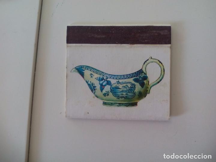 Cajas de Cerillas: n&ordm;10 Salsera Derby. Serie Cer&aacute;mica Inglesa Caja de cerillas MATCHBOX ALLUMETTES MATCHES