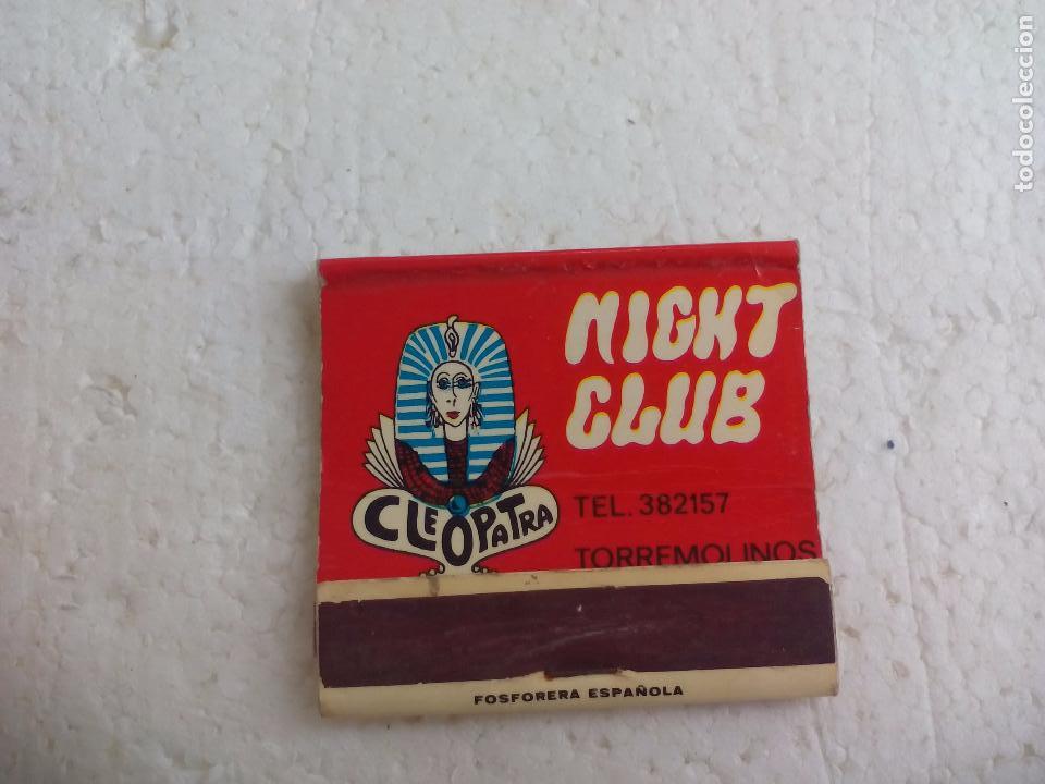 Cajas de Cerillas: Whisky Hankey bannister-Cleopatra night club torremolin Caja de cerillas MATCHBOX ALLUMETTES MATCHES
