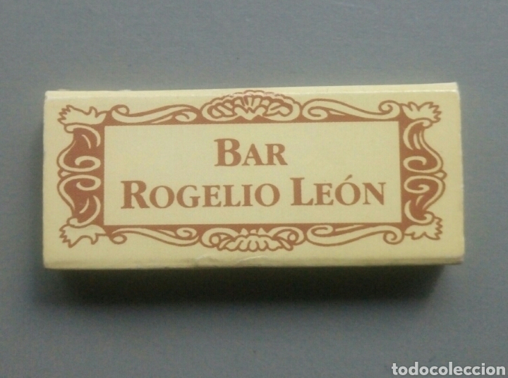 Cajas de cerillas: Caja de cerillas bar rogelio Le&oacute;n sevilla - Foto 1