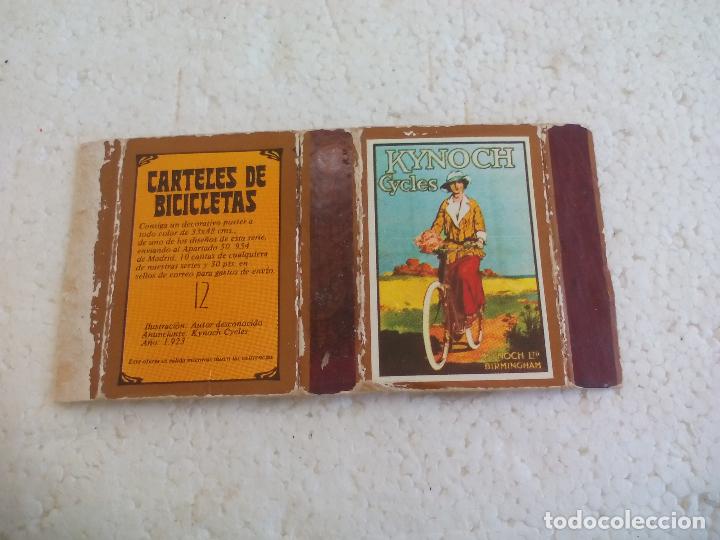 Cajas de Cerillas: CARTELES DE BICICLETAS KYNOCH CYCLES . Caja de cerillas MATCHBOX ALLUMETTES MATCHES