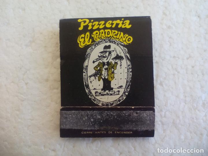 Cajas de Cerillas: PIZZERIA EL PADRINO, MALAGA Caja de cerillas MATCHBOX ALLUMETTE MATCHES