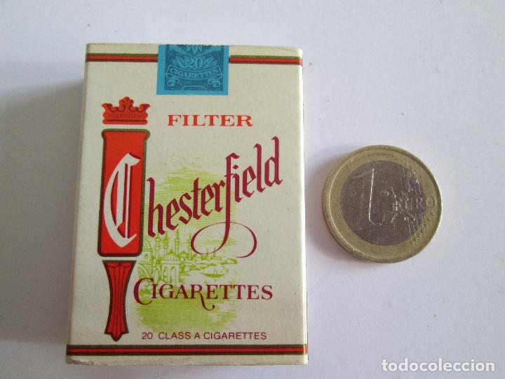 Cajas de cerillas: CAJA DE CERILLAS - PUBLICIDAD TABACO CHESTERFIELD - CONTIENE CERILLAS