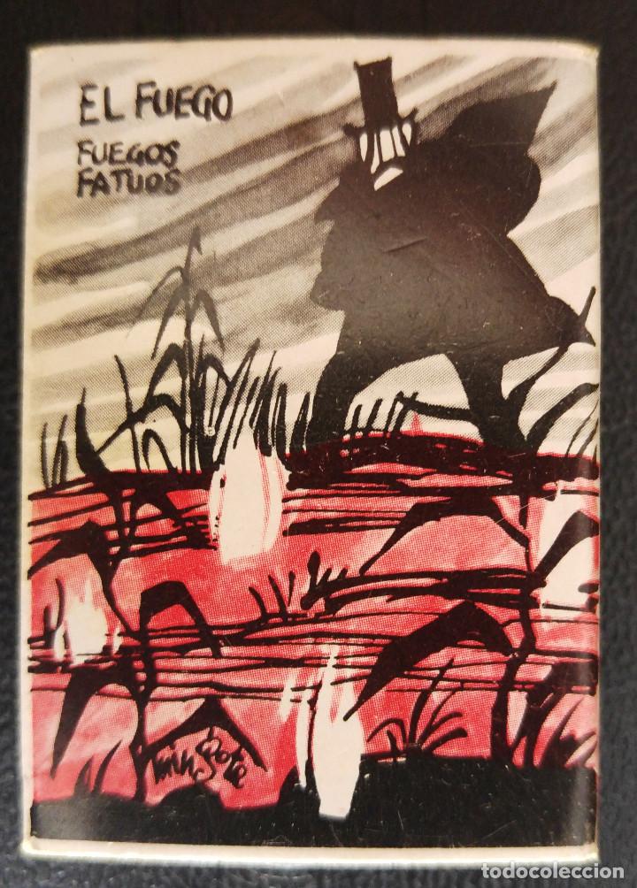 Cajas de cerillas: CAJA DE CERILLAS LLENA EL FUEGO FUEGOS FATUOS ILUSTRACION MINGOTE