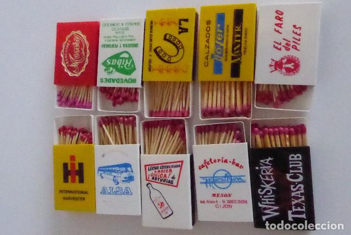 Cajas de cerillas: 10 CAJAS DE PL&Aacute;STICO CON CERILLAS - Foto 1