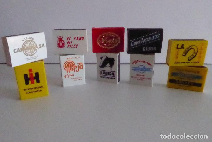 Cajas de cerillas: 10 CAJAS DE PL&Aacute;STICO CON CERILLAS - Foto 2
