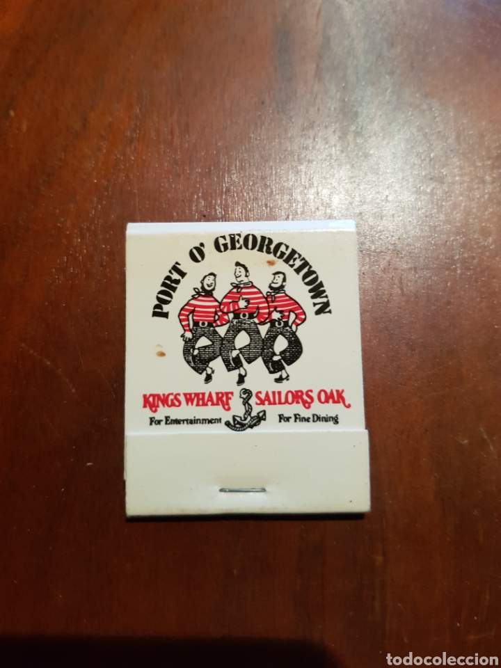 Matchboxes: caja de cerillas port o georgetown nueva sin uso