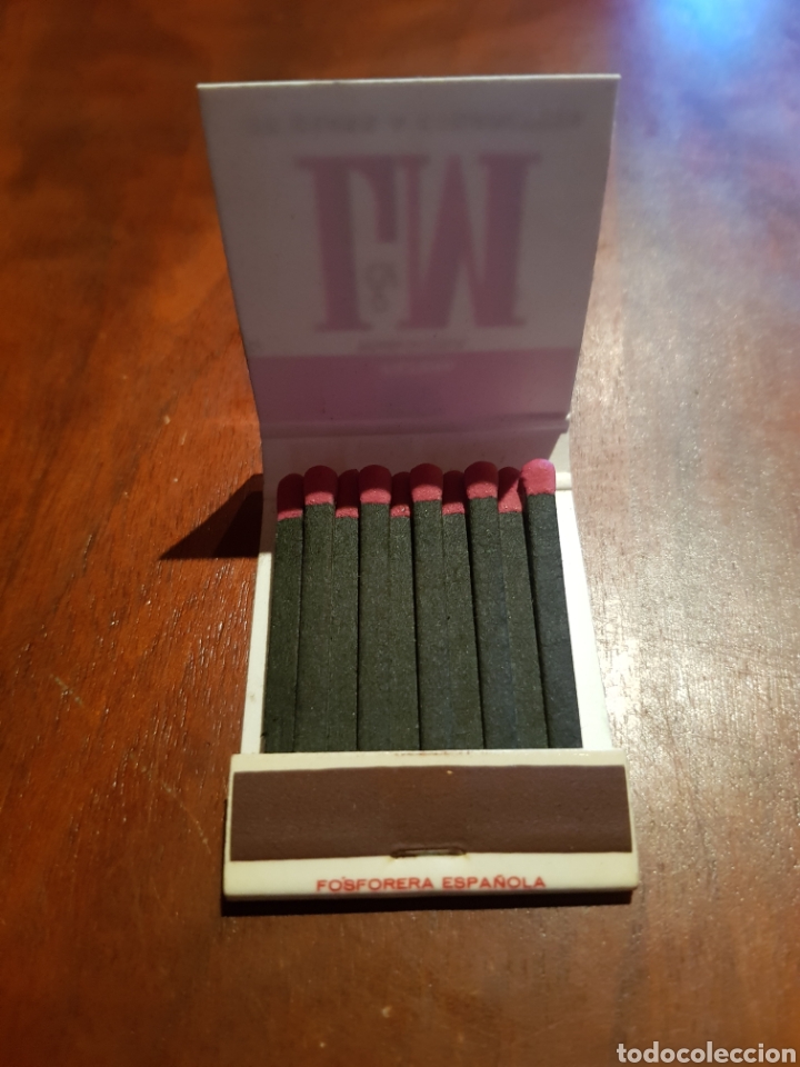 Cajas de cerillas: Cerillas tabaco LM nueva sin usar - Foto 3
