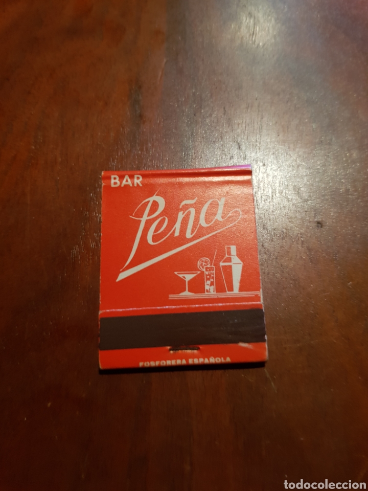 Bo&icirc;tes d'Allumettes: Caja de cerillas bar Pe&ntilde;a