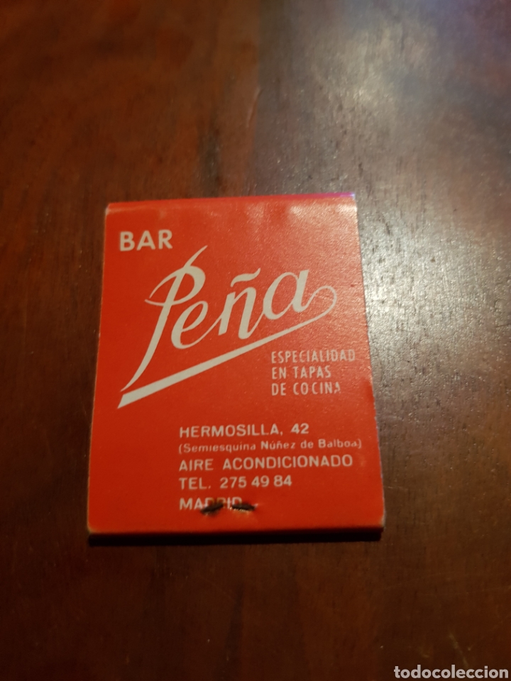 Cajas de cerillas: Caja de cerillas bar Pe&ntilde;a - Foto 2