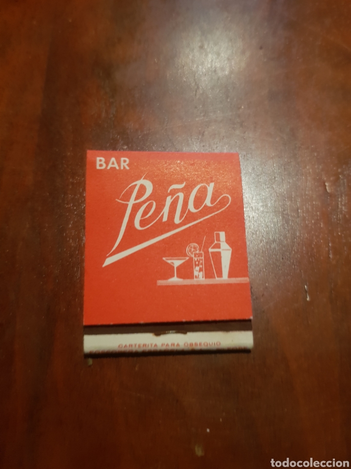 Bo&icirc;tes d'Allumettes: Caja de cerillas bar Pe&ntilde;a