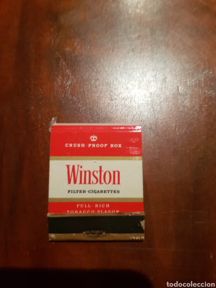 Cajas de cerillas: Caja de cerillas tabaco Winston - Foto 1