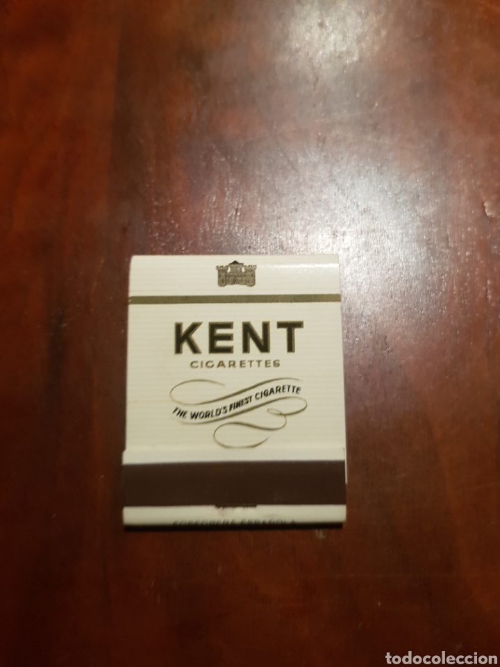 Bo&icirc;tes d'Allumettes: Caja de cerillas cigarrillos Kent nueva sin uso
