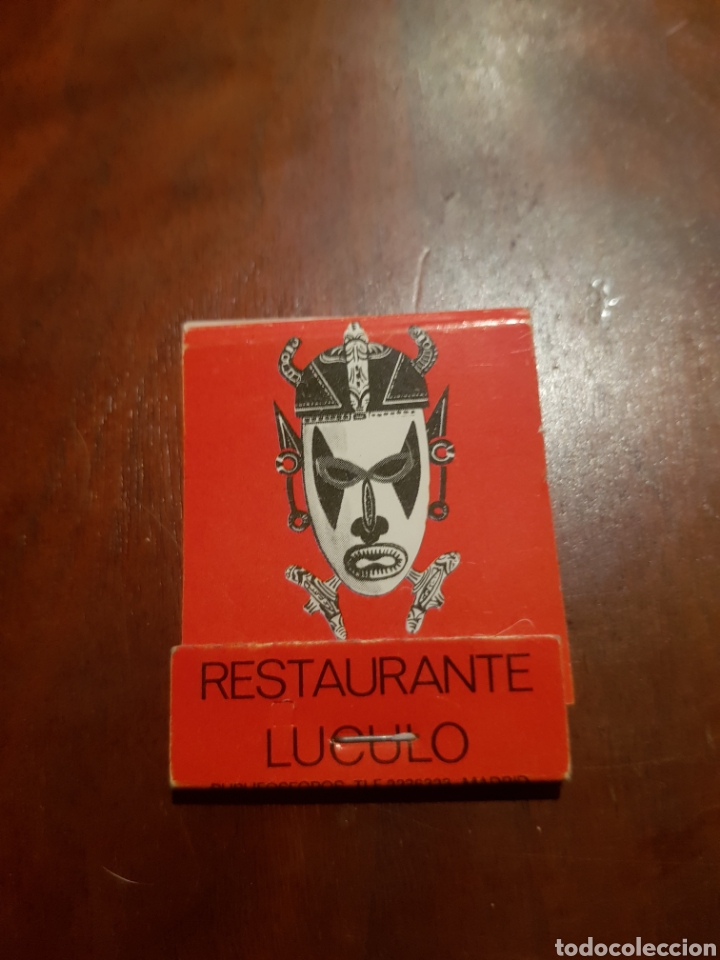 Cajas de cerillas: Caja de cerillas restaurante l&uacute;pulo - Foto 1