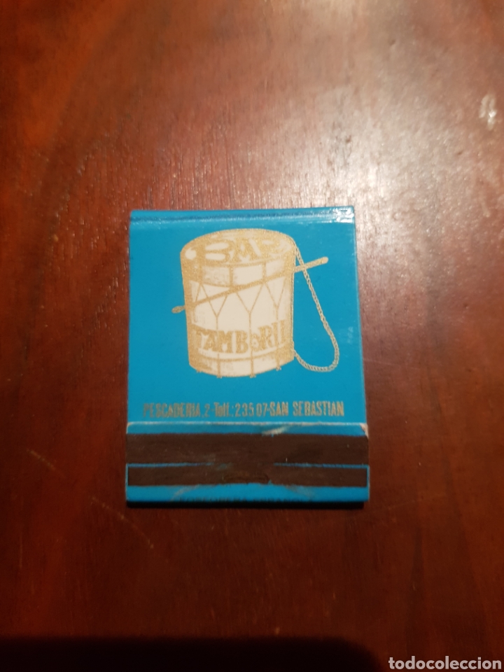 Scatole di Cerini: Caja de cerillas bar tamboril San Sebasti&aacute;n