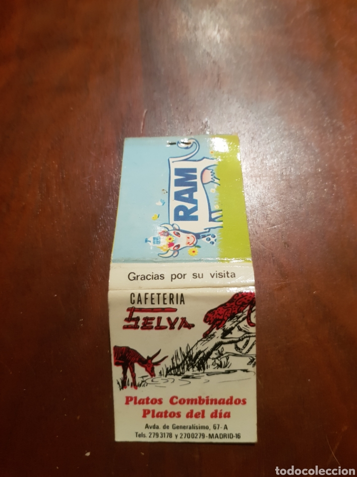 Bo&icirc;tes d'Allumettes: Caja de cerillas cafeter&iacute;a selva leche RAM