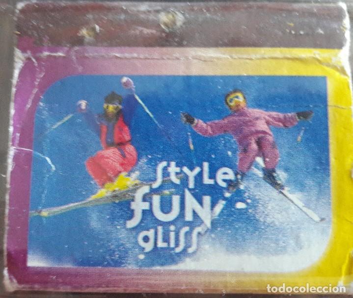 Cajas de cerillas: caja de cerillas de publicidad Style fun gliss, esqu&iacute;