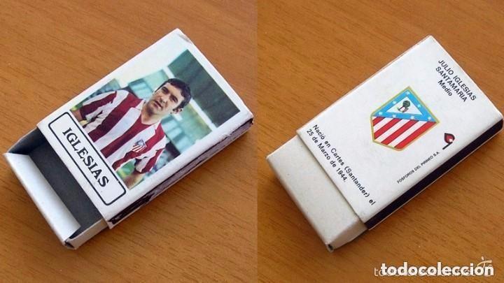 Cajas de cerillas: Atletico Madrid - Iglesias - Caja de cerillas - Fosforos del Pirineo, a&ntilde;os 70