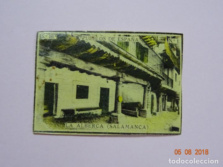 Cajas de Cerillas: Serie 10&ordf; PUEBLOS DE ESPA&Ntilde;A con LA ALBERCA Salamanca - Cia. Arrendataria de Fosforos 1920s.