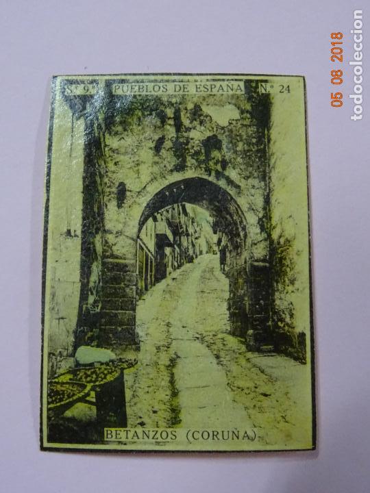 Cajas de Cerillas: Serie 9&ordf; PUEBLOS DE ESPA&Ntilde;A con BETANZOS Coru&ntilde;a - Cia. Arrendataria de Fosforos 1920s.