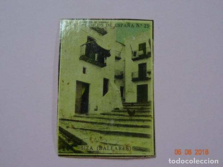 Cajas de Cerillas: Serie 9&ordf; PUEBLOS DE ESPA&Ntilde;A con IBIZA Baleares - Cia. Arrendataria de Fosforos 1920s.