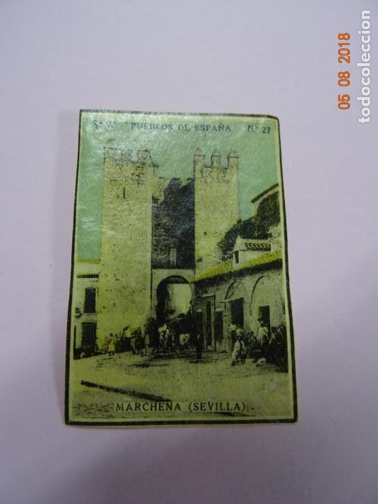 Cajas de Cerillas: Serie 9&ordf; PUEBLOS DE ESPA&Ntilde;A con MARCHENA Sevilla - Cia. Arrendataria de Fosforos 1920s.