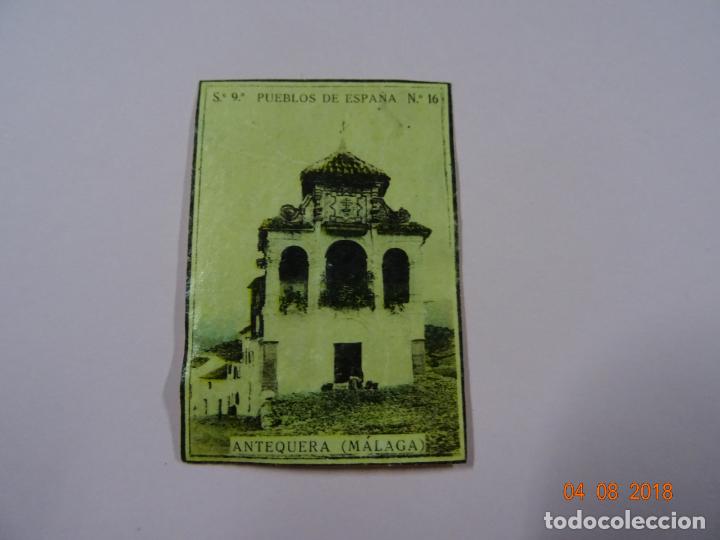 Cajas de Cerillas: Serie 9&ordf; PUEBLOS DE ESPA&Ntilde;A con ANTEQUERA M&aacute;laga - Cia. Arrendataria de Fosforos 1920s.