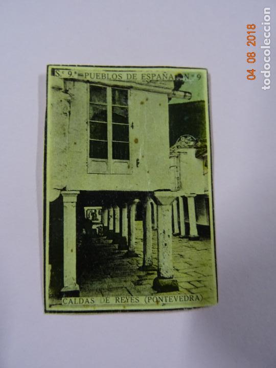 Cajas de Cerillas: Serie 9&ordf; PUEBLOS DE ESPA&Ntilde;A con CALDAS DE REYES Pontevedra - Cia. Arrendataria de Fosforos 1920s.