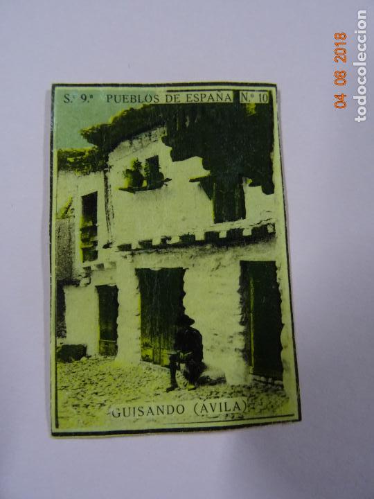 Cajas de Cerillas: Serie 9&ordf; PUEBLOS DE ESPA&Ntilde;A con GUISANDO &Aacute;vila - Cia. Arrendataria de Fosforos 1920s.
