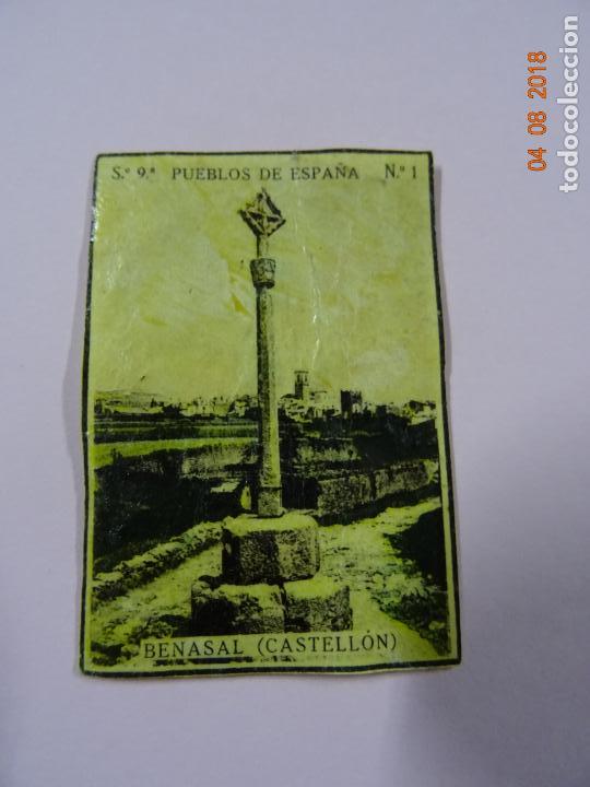 Cajas de Cerillas: Serie 9&ordf; PUEBLOS DE ESPA&Ntilde;A con BENASAL  Castell&oacute;n - Cia. Arrendataria de Fosforos 1920s.