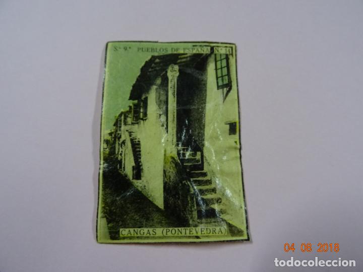 Cajas de Cerillas: Serie 9&ordf; PUEBLOS DE ESPA&Ntilde;A con CANGAS Pontevedra - Cia. Arrendataria de Fosforos 1920s.