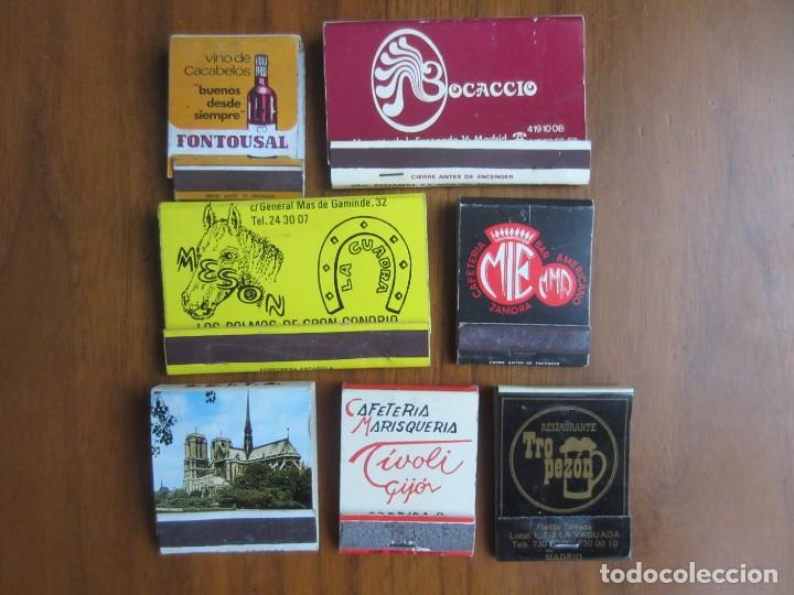 Bo&icirc;tes d'Allumettes: LOTE DE 7 CAJAS DE CERILLAS COMPLETAS VER FOTOS