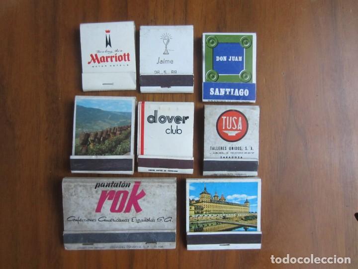 Bo&icirc;tes d'Allumettes: LOTE DE 8 CAJAS DE CERILLAS COMPLETAS VER FOTOS