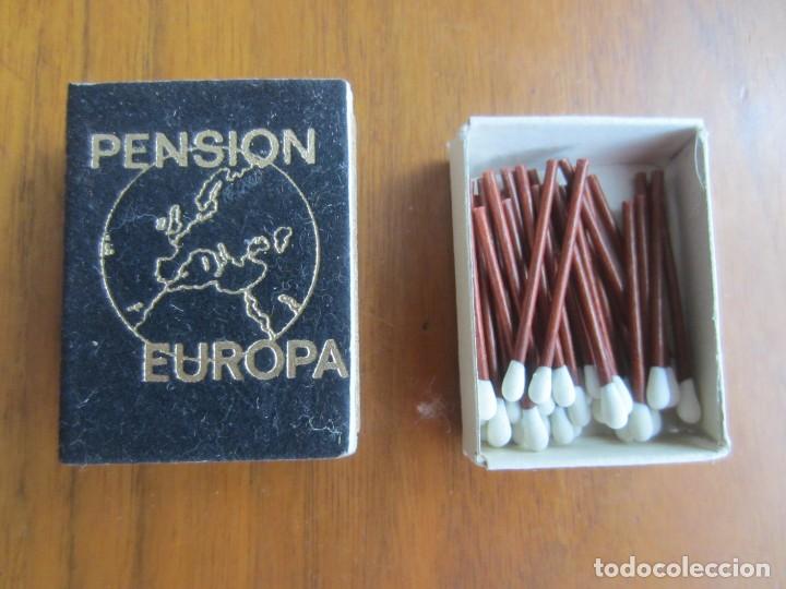 Bo&icirc;tes d'Allumettes: CAJA DE CERILLAS-PENSION EUROPA VINAROT VER FOTOS