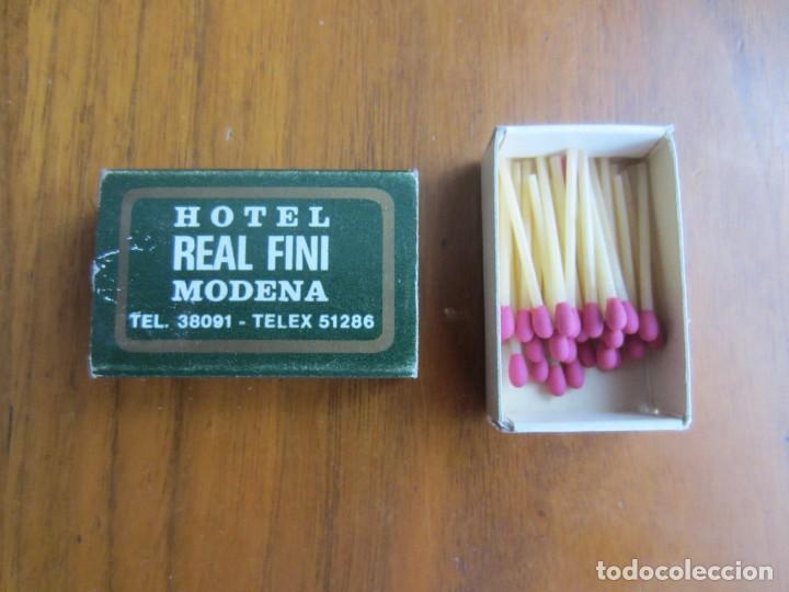Bo&icirc;tes d'Allumettes: CAJA DE CERILLAS-HOTEL REAL FINI- MODENA ITALIA VER FOTOS