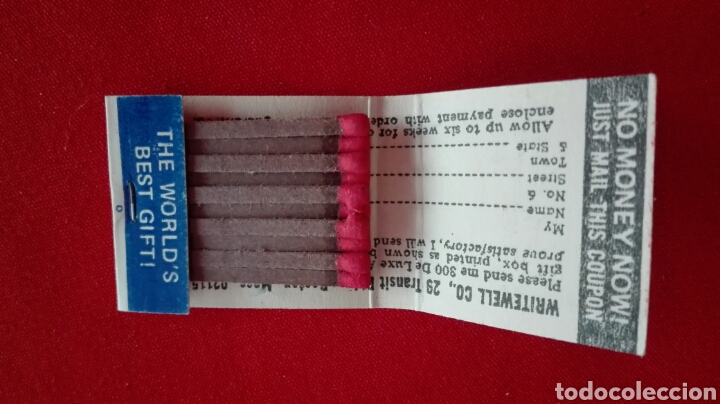 Cajas de cerillas: Caja de cerillas americana tem&aacute;tica - Foto 1