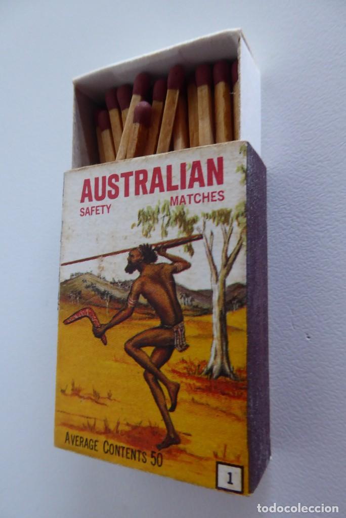Cajas de cerillas: CAJA DE CERILLAS AUSTRALIAN - Foto 2