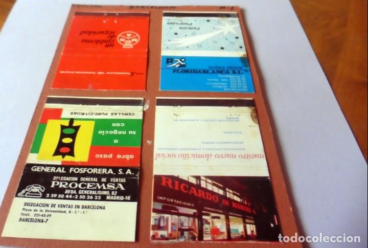 Cajas de cerillas: 7 CAJAS DE CERILLAS - GRANDES - BARCELONA CAPITAL -