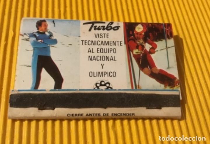 Cajas de cerillas: Cerillas equipo ol&iacute;mpico - Foto 1