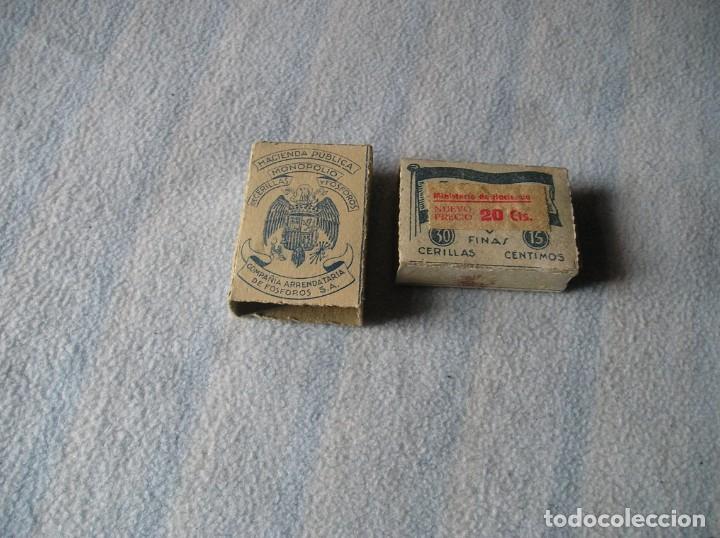 Cajas de cerillas: ANTIGUA CAJA DE CERILLAS -VIVA ESPA&Ntilde;A- HACIENDA P&Uacute;BLICA MONOPOLIO DE CERILLAS Y F&Oacute;SFOROS. 1939-40.